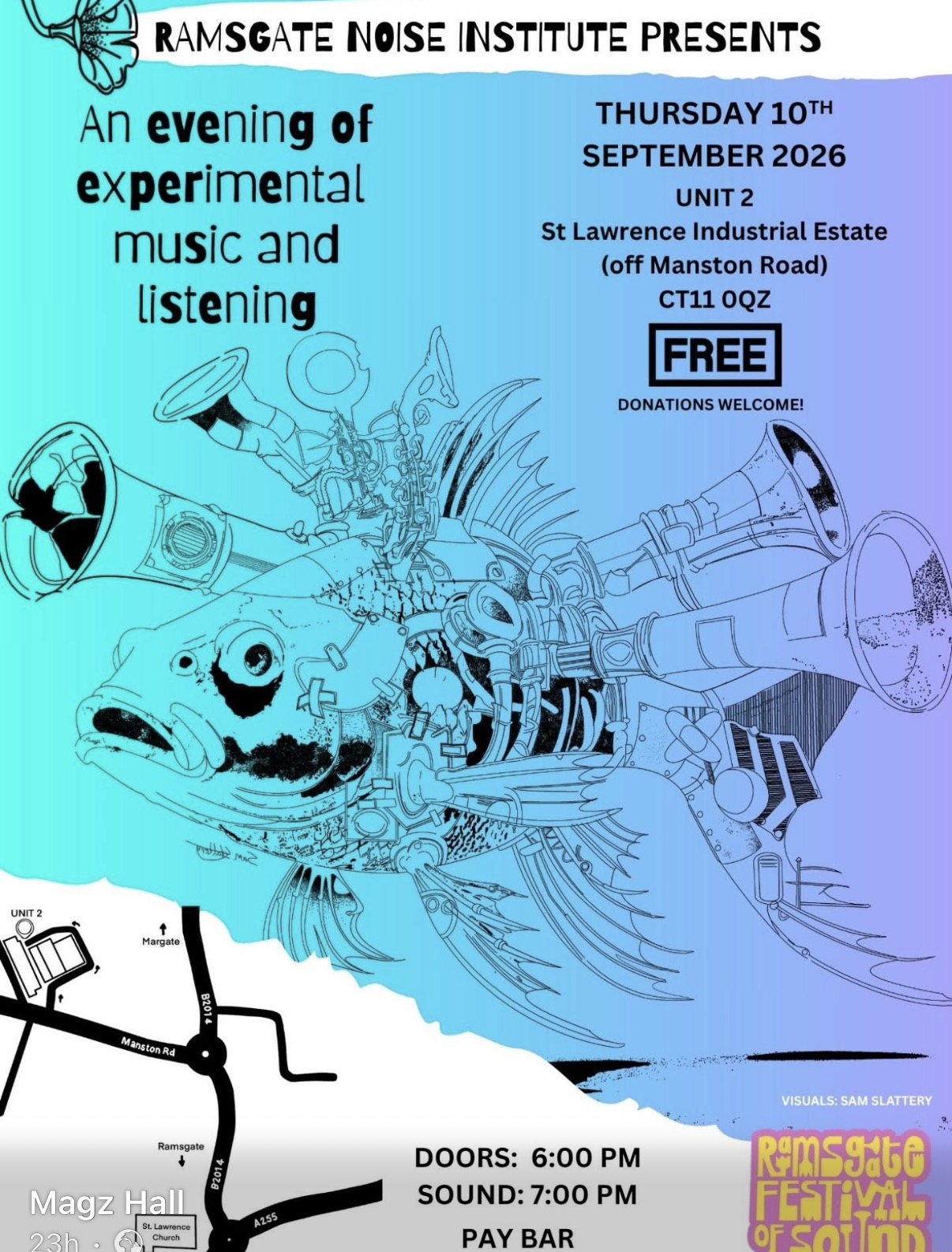An evening of experimental music and listening